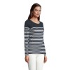 Tee-shirt femme manches longues rayé - MATELOT LSL WOMEN