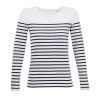 Tee-shirt femme manches longues rayé - MATELOT LSL WOMEN