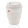 Mug en PP recyclable avec couvercle à vis 350ml