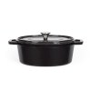 Cocotte ovale en fonte