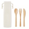 Set de couverts en bambou personnalisable
