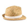 MONTEVIDEO - Chapeau en paille naturelle
