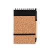 SONORACORK - Carnet A6 en liège avec stylo