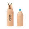 PETIT COLORET - 6 crayons dans un étui en bois