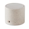 ROUND BASS+ - Haut-parleur s/ fil paille blé