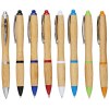 Stylo bille en bambou Nash (encre bleue)