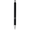 Stylo bille rétractable doux au toucher Moneta (encre noire)