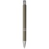 Stylo bille rétractable doux au toucher Moneta (encre noire)