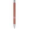 Stylo bille rétractable doux au toucher Moneta (encre noire)