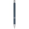 Stylo bille rétractable doux au toucher Moneta (encre noire)