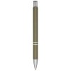 Stylo bille rétractable doux au toucher Moneta (encre noire)