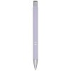 Stylo bille rétractable doux au toucher Moneta (encre noire)