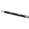Stylo bille rétractable doux au toucher Moneta (encre noire)