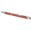 Stylo bille rétractable doux au toucher Moneta (encre noire)