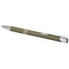 Stylo bille rétractable doux au toucher Moneta (encre noire)