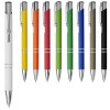 Stylo bille rétractable doux au toucher Moneta (encre noire)