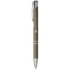 Stylo bille rétractable doux au toucher Moneta (encre noire)