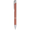Stylo bille rétractable doux au toucher Moneta (encre noire)