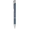 Stylo bille rétractable doux au toucher Moneta (encre noire)