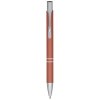 Stylo bille rétractable doux au toucher Moneta (encre noire)