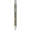 Stylo bille rétractable doux au toucher Moneta (encre noire)