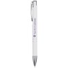 Stylo bille rétractable en aluminium Moneta (encre noire)