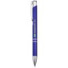 Stylo bille rétractable en aluminium Moneta (encre noire)