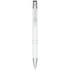 Stylo bille rétractable en aluminium anodisé Moneta (encre noire)
