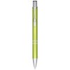Stylo bille rétractable en aluminium anodisé Moneta (encre noire)