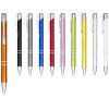Stylo bille rétractable en aluminium anodisé Moneta (encre noire)