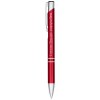 Stylo bille rétractable en aluminium anodisé Moneta (encre noire)