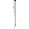 Stylo bille rétractable en aluminium anodisé Moneta (encre noire)