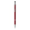 GALBA. Stylo en aluminium avec pointe tactile et clip