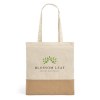 MERCAT. Sac 100% coton (160 g/m²) avec détails en imitation jute