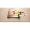 MERCAT. Sac 100% coton (160 g/m²) avec détails en imitation jute