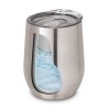 RONDE. Verre de voyage en acier inoxydable 400 mL