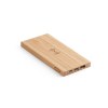 FITCH. Batterie portative 5'000 mAh en bambou