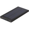 Power bank solaire en aluminium, 8 000mAh Adriana