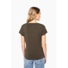 T-shirt col rond manches courtes femme