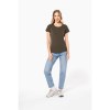 T-shirt col rond manches courtes femme