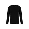 T-shirt col rond manches longues homme