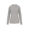 T-shirt col rond manches longues femme