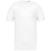 T-shirt Bio col à bords francs manches courtes homme
