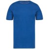 T-shirt Bio col à bords francs manches courtes homme