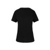 T-shirt Bio col à bords francs manches courtes femme