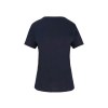 T-shirt Bio col à bords francs manches courtes femme