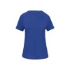 T-shirt Bio col à bords francs manches courtes femme
