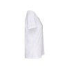 T-shirt Bio col à bords francs manches courtes femme