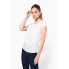 Blouse crêpe manches courtes femme