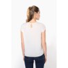 Blouse crêpe manches courtes femme